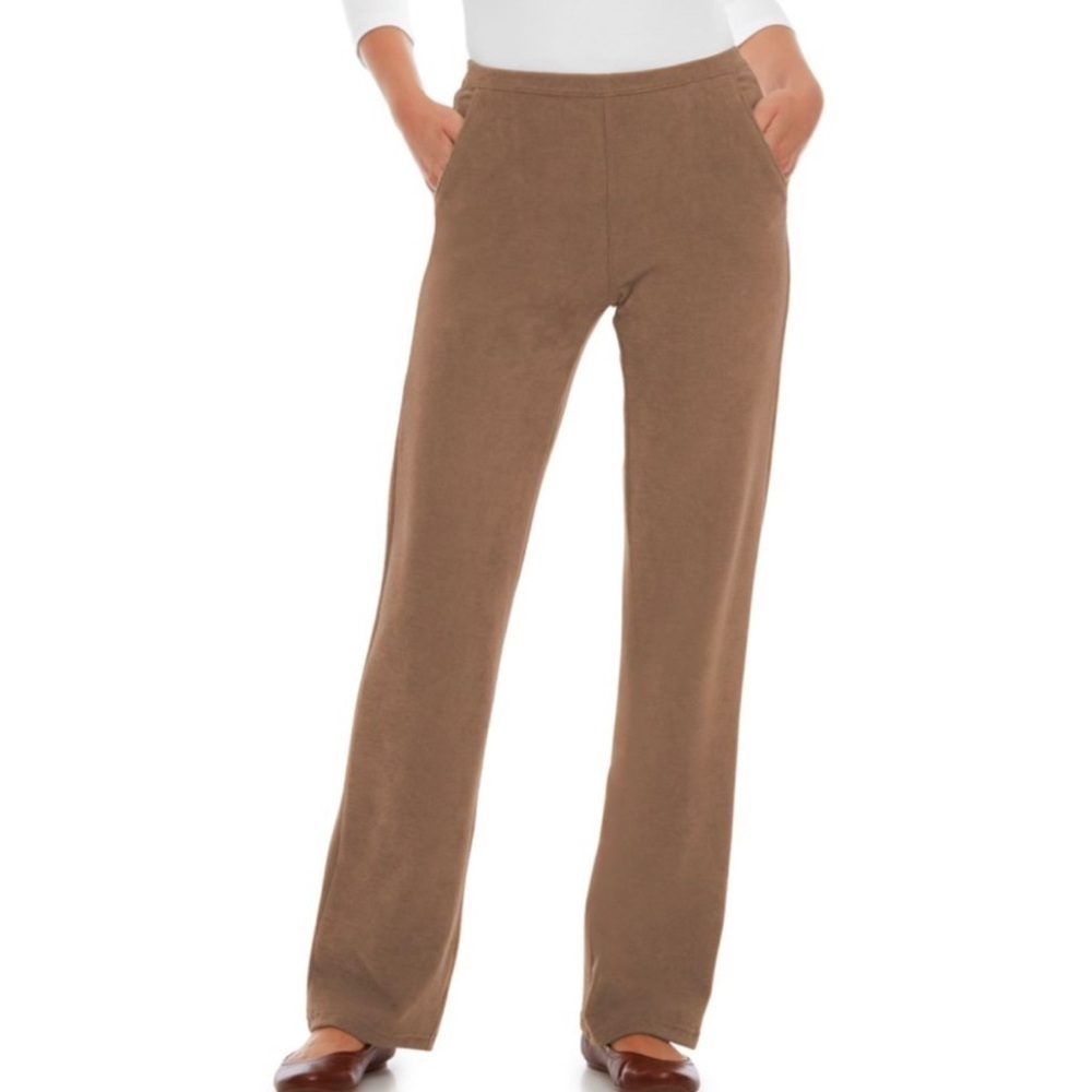 L.L. Bean Women's Straight Leg Pants - grey